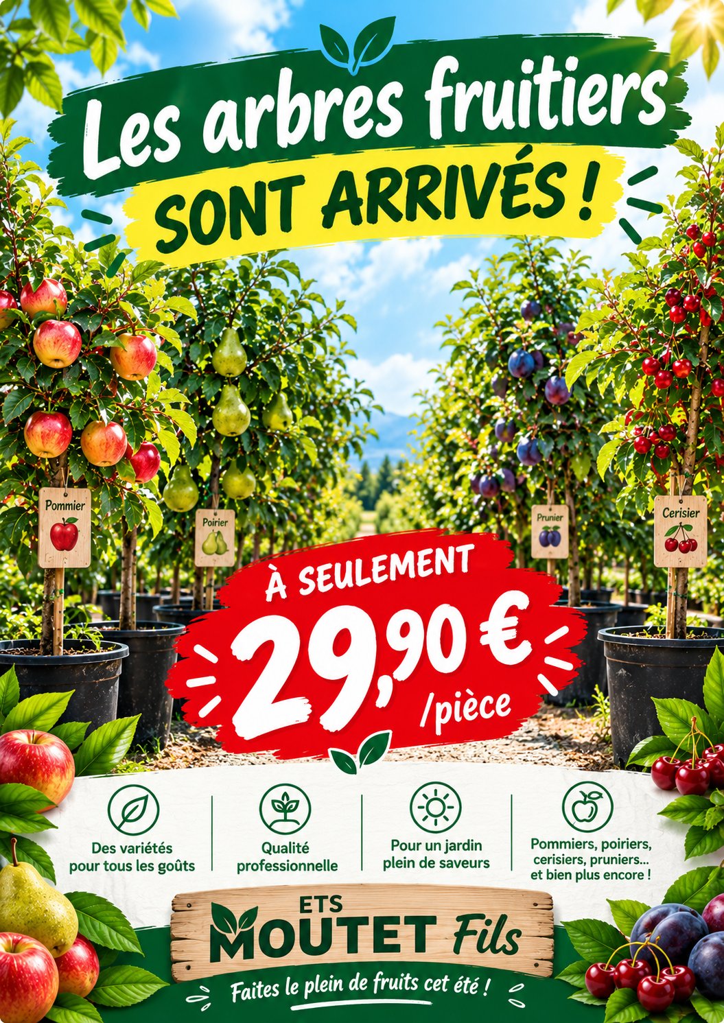 Arrivage de fruitiers ❤️❤️